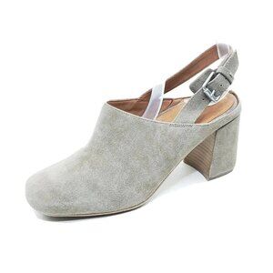 Gentle Souls by Kenneth Cole Tami Suede Slingback Womens Block Heel Size 10 M